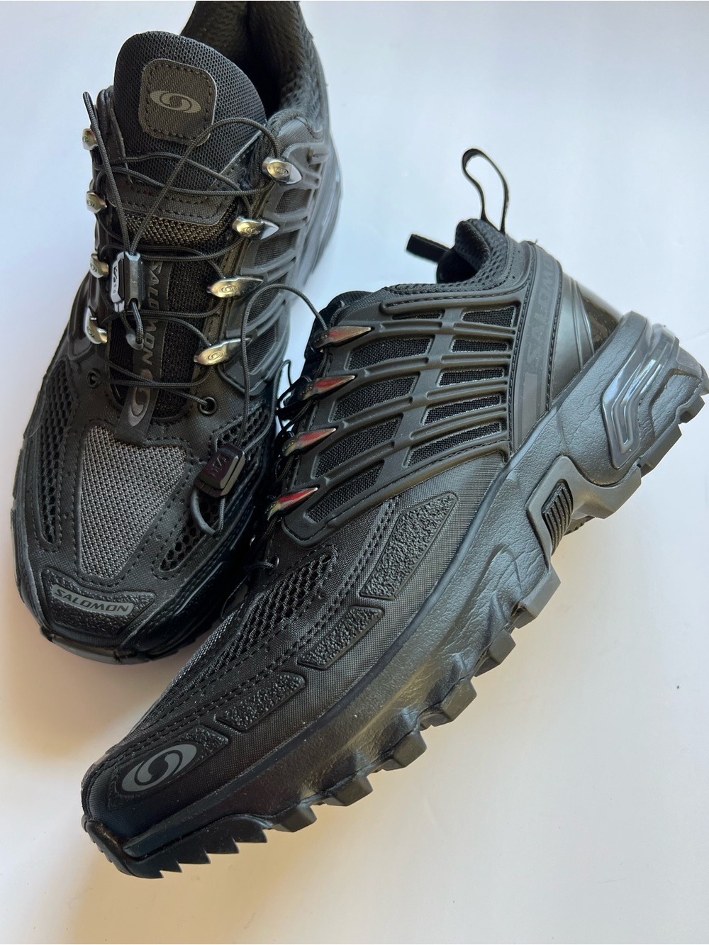 Salomon Pro All-Black Trail Running Shoes